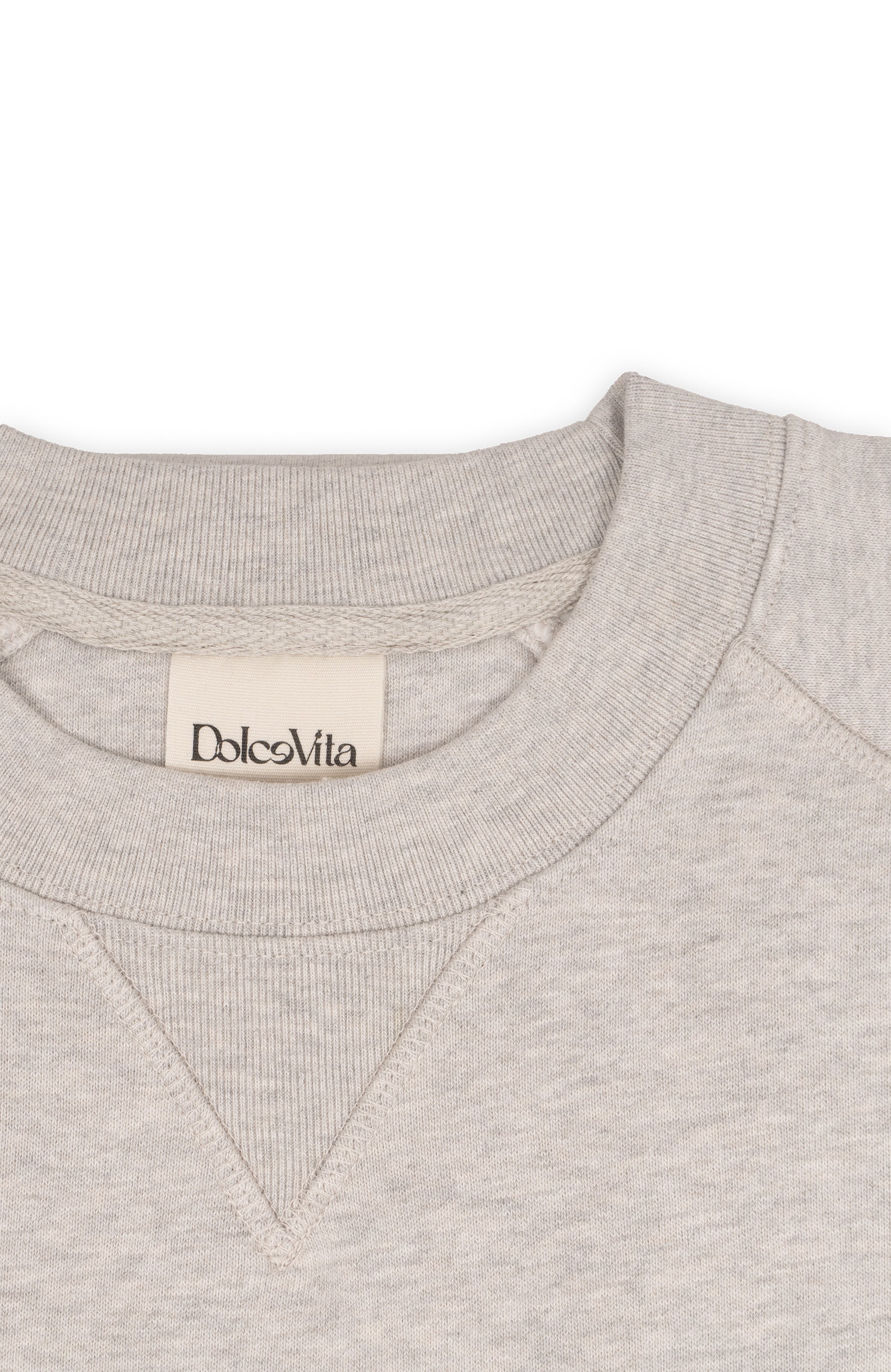 Sweat Dolce Vita avec étiquette en cotton naturel
