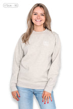 Sweatshirt Ogni Giorno vue avant lifestyle - molleton brossé premium gris chiné